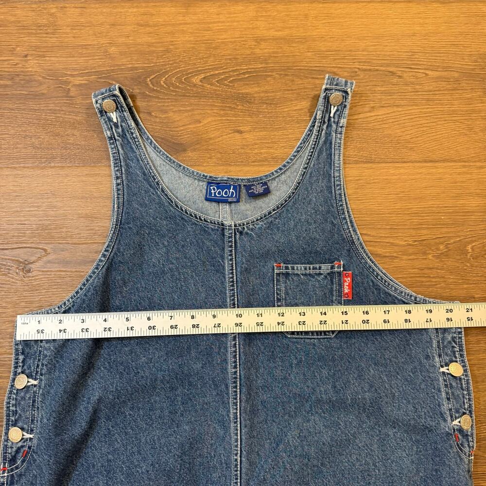 Disney Winnie the Pooh Tigger Denim Jumper Dress Womens L Walt Disney World - Picture 10 of 11